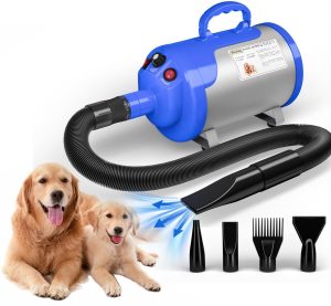 Séchoir pulseur chien Blaster 3800 W 5 buses